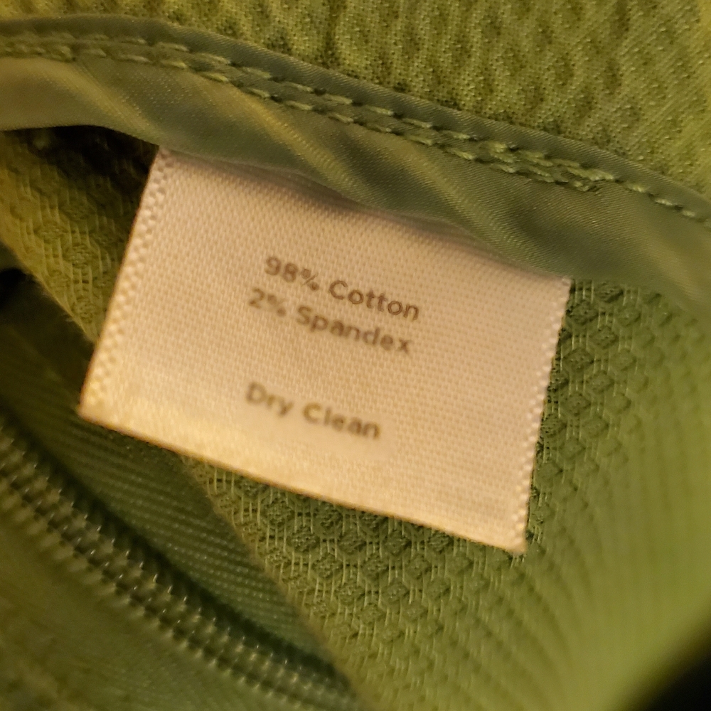 Talbots petites crop pant lime green size 4p - Picture 10 of 12
